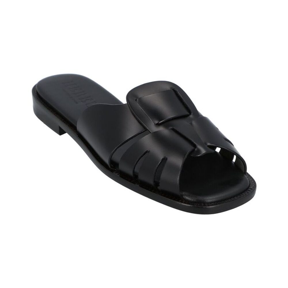 Hereu Ancora Leather Sandal, Black